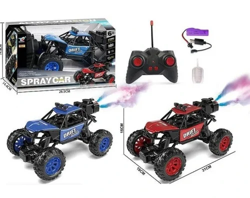 Vehículo Teledirigido 4x4 con Función de Rociado y LED