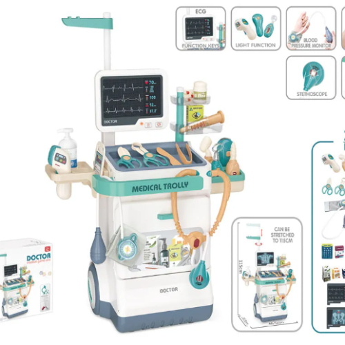 Carrito de Doctor Interactivo con Luces y Sonidos