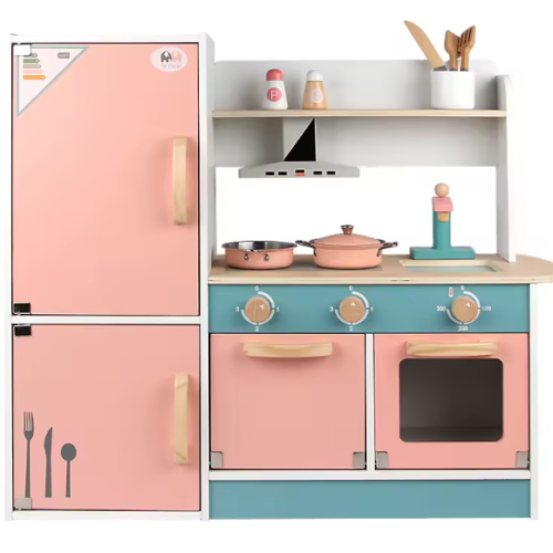 Cocina de Madera con Luces y Sonidos