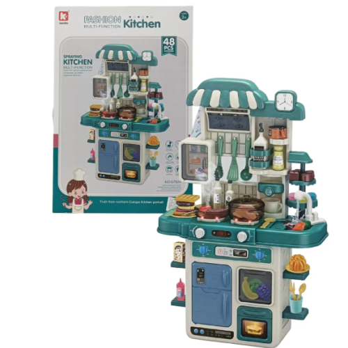 Cocinita Multifunción con Luces y Sonido Verde