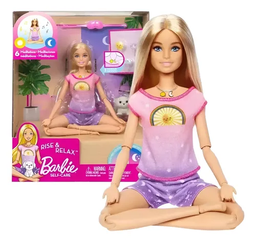 Barbie yoga y meditación