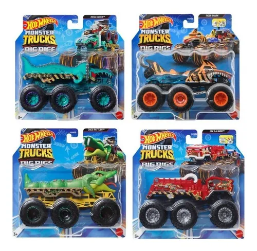 Monster Trucks Camiones Remolque - Hot Wheels
