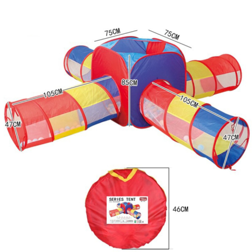 Laberinto de Carpa y 4 Túneles Modulares