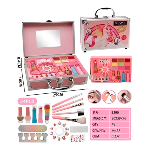 Set de Maquillaje y Manicura Completo