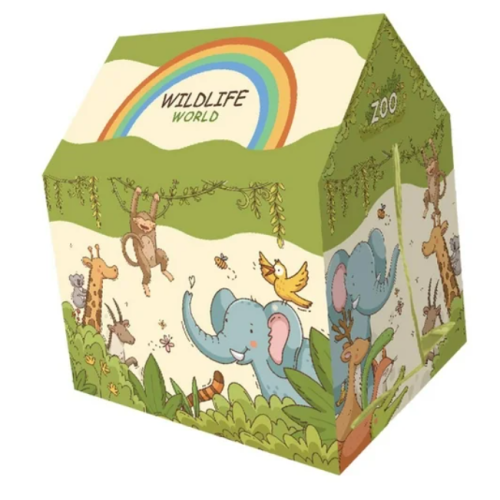 Tienda de Campaña Infantil Plegable con temática de animales