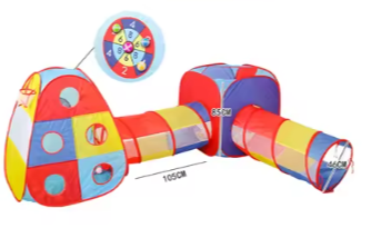 Tienda de Juegos y Túnel de Gateo Plegable