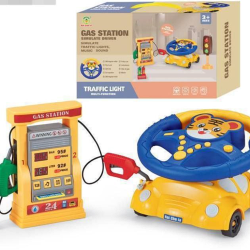 Volante Interactivo y Gasolinera de Simulación